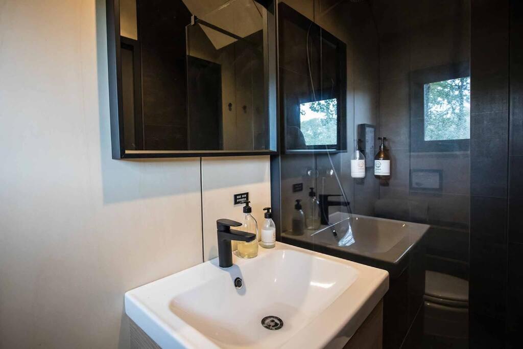 L'Envolee Ecolodge, Tiny House Au Coeur Des Vignes Loches-sur-Ource Luaran gambar